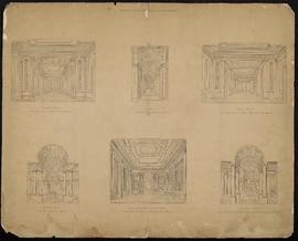 Reform Club, interior views