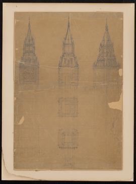 Westminster clocktower, 3 views