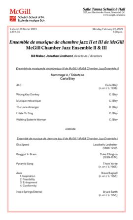 Tribute to Carla Bley