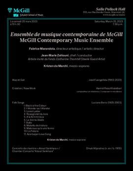 Performance, 25 March 2023