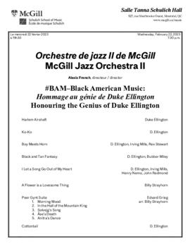BAM–Black American Music: Honouring the Genius of Duke Ellington