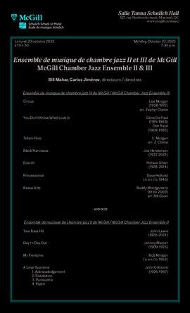 Performance, 23 October 2023