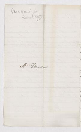 Letter, 29 March 1877