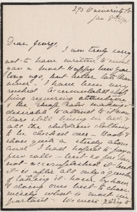 Letter, 8 January 1901