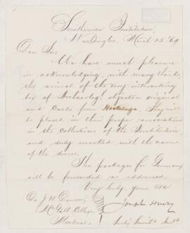 Letter, 25 March 1869