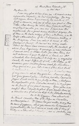Letter, 17 November 1842