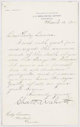 Letter, 12 March 1901