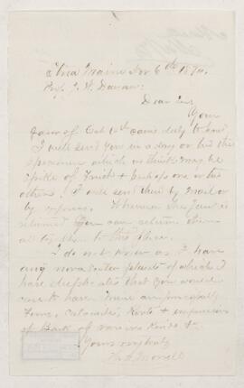 Letter, 6 November 1870