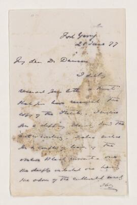 Letter, 28 June 1877