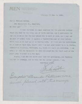 Letter, 9 December 1898