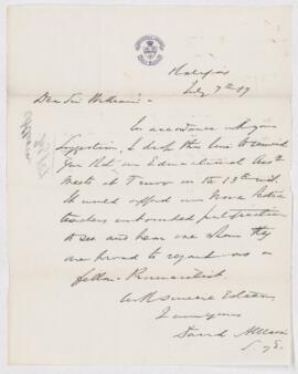 Letter, 7 July 1887