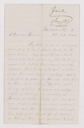 Letter, 29 December 1882