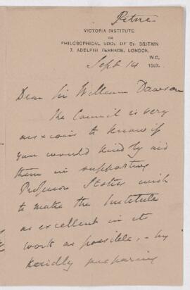 Letter, 14 September 1887