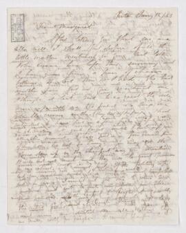 Letter, 18 January 1853