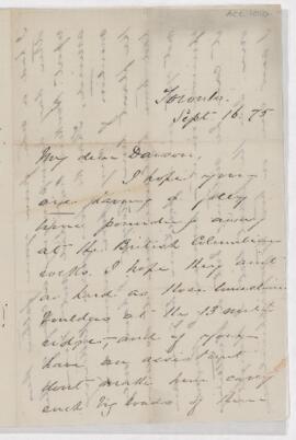 Letter, 16 September 1875
