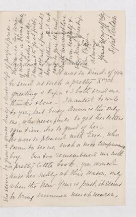 Letter, 5 January