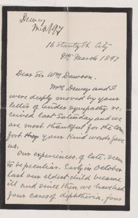 Letter, 9 March 1897