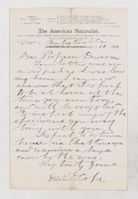 Letter, 23 April 1881