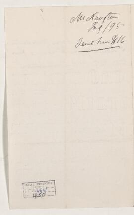 Letter, 24 July 1895