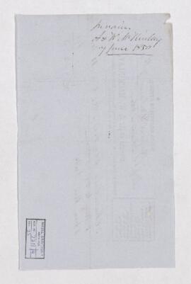 Account, 28 November 1850