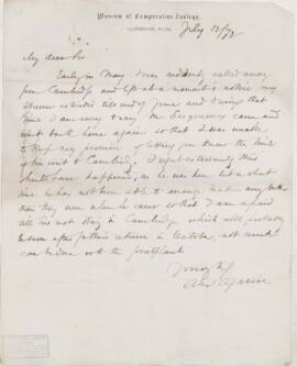 Letter, 12 July 1872