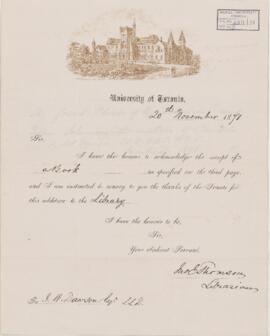 Letter, 20 November 1871
