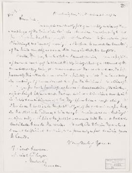 Letter, 23 October 1873
