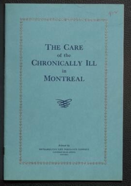 Care of Chronically Ill: Reports, Surveys, Correspondence, Minutes