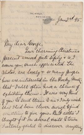 Letter, 2 January 1895