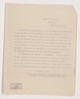 Letter, 26 December 1894