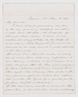 Letter from A.J. Hill to B.J. Harrington.