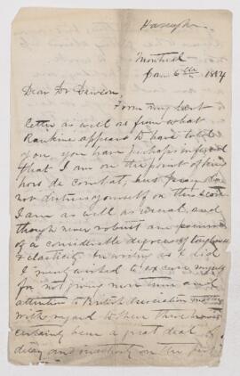 Letter, 6 January 1884