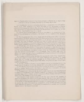 Copies of Report of a Committee of the Council of the Royal Society of Canada on proposals for an...