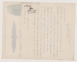 Letter, 22 June 1889