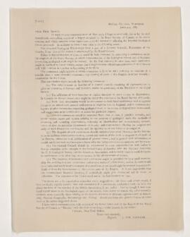 Copies of letter, 9 June 1887