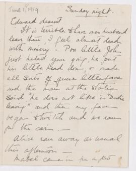 Letter, 1 June 1919