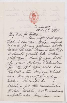 Letter, 6 October 1888