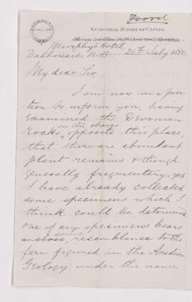 Letter, 20 July 1880