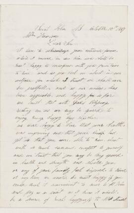 Letter, 10 October 1857