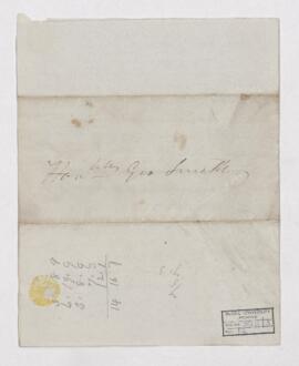 Letter from James Dawson to the Honorable George Smith