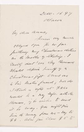 Letter, 16 December 1897