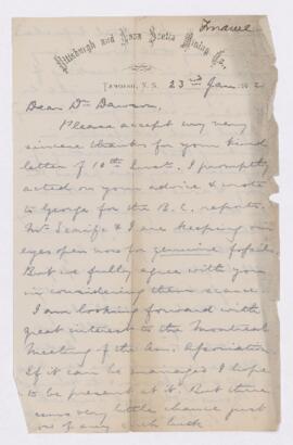 Letter, 23 January 1882