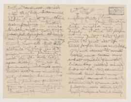 Letter, undated