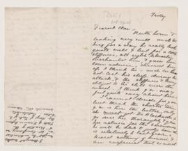 Letter, undated