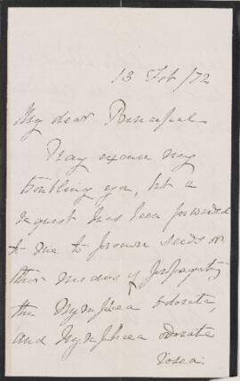 Letter, 13 February 1872