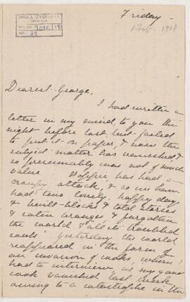Letter, 1 February 1901