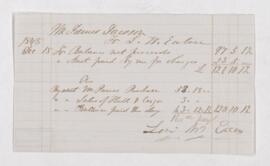 Account, 15 December 1848