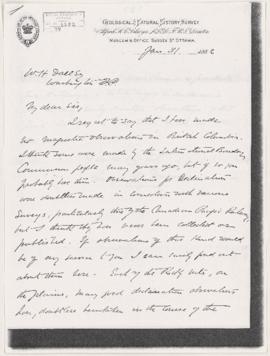 Copy of letter, 31 January 1882