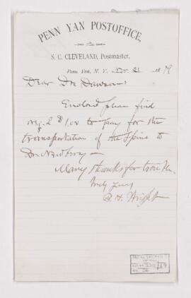Letter, 21 November 1879