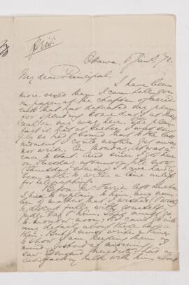 Administrative correspondence,  1870